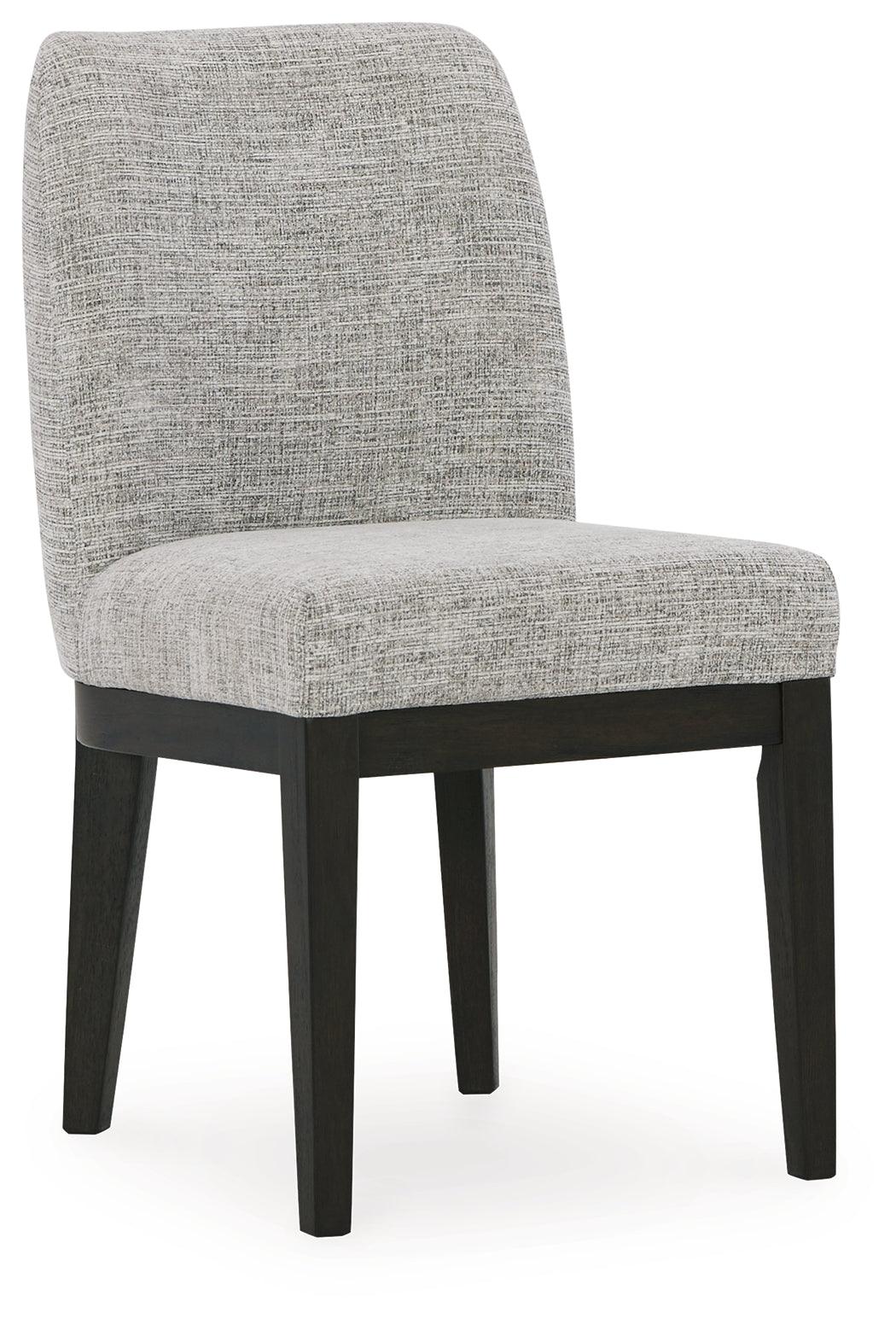 Burkhaus Dark Brown Dining Table and 6 Chairs by Ashley at Eve Furniture