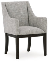 Burkhaus Dark Brown Dining Table and 8 Chairs by Ashley at Eve Furniture