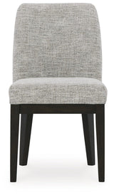 Burkhaus Dark Brown Dining Table and 8 Chairs with Server by Ashley at Eve Furniture