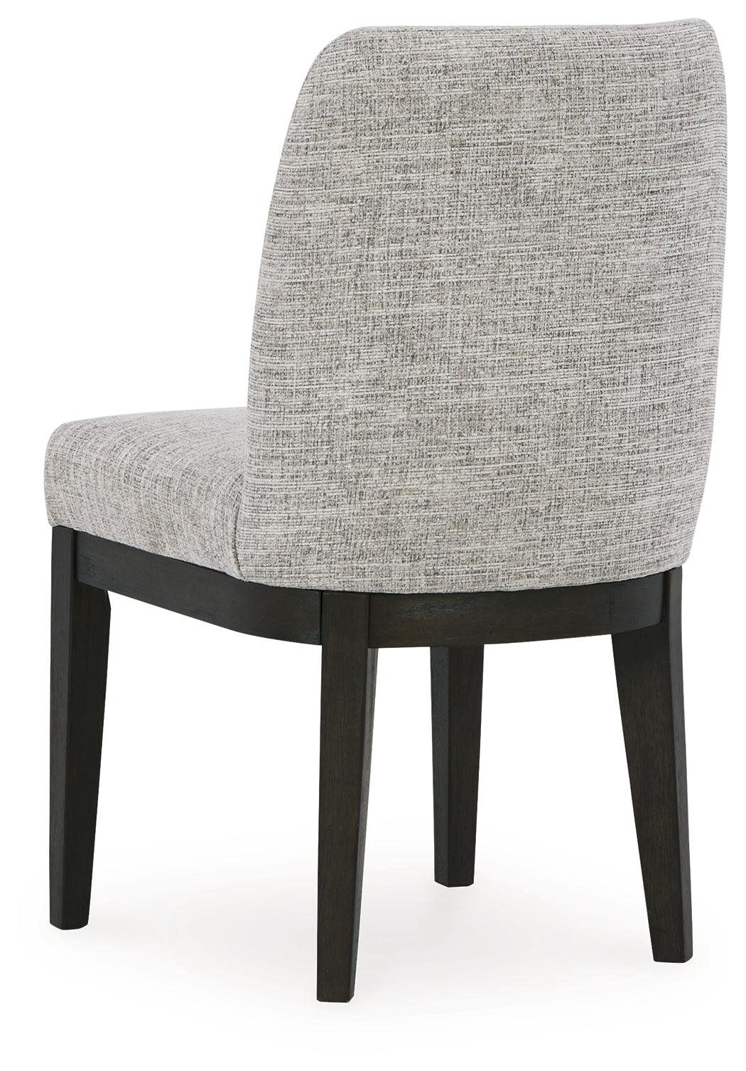 Burkhaus Dark Brown Dining Table and 8 Chairs with Server by Ashley at Eve Furniture