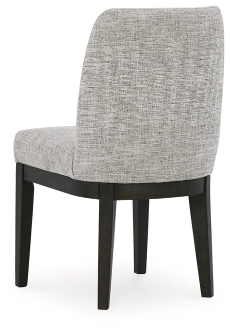 Burkhaus Dark Brown Dining Table and 8 Chairs with Server by Ashley at Eve Furniture