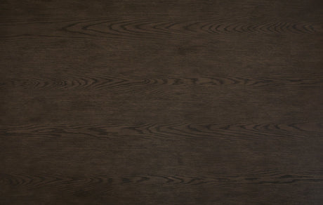 Burkhaus Dining Table and 8 Chairs in Dark Brown by Ashley at Eve Furniture
