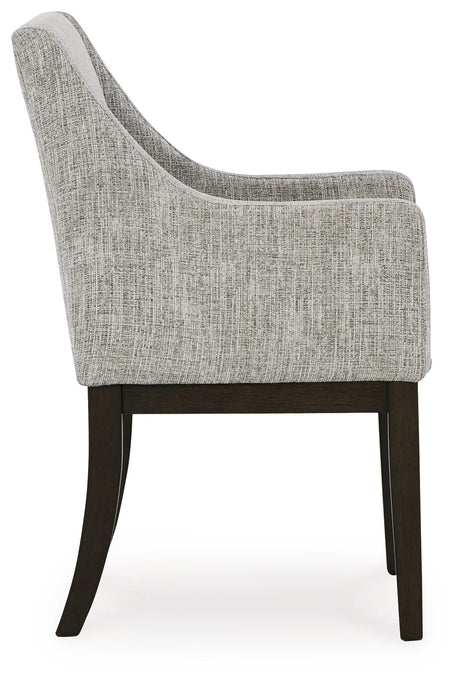 Burkhaus Dining Table and 8 Chairs with Storage by Ashley at Eve Furniture
