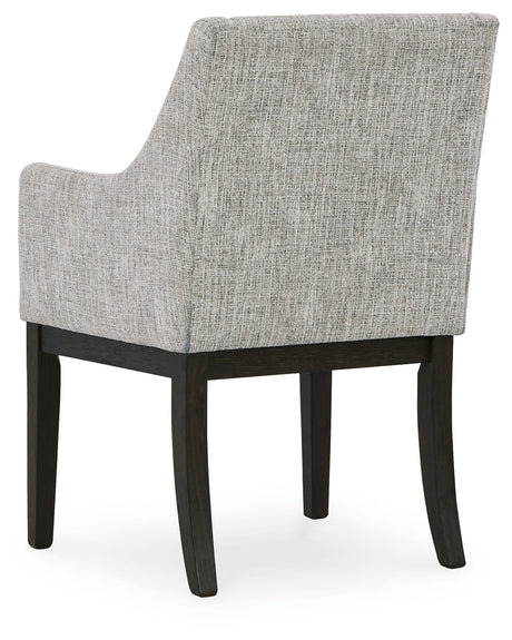 Burkhaus Dining Table and 8 Chairs with Storage by Ashley at Eve Furniture