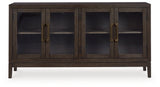 Burkhaus Dining Table and 8 Chairs with Storage by Ashley at Eve Furniture