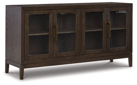 Burkhaus Dining Table and 8 Chairs with Storage by Ashley at Eve Furniture
