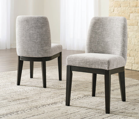 Burkhaus Dining Table and 8 Chairs with Storage by Ashley at Eve Furniture