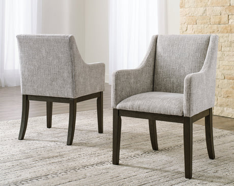 Burkhaus Dining Table and 8 Chairs with Storage by Ashley at Eve Furniture
