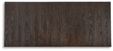 Burkhaus Dining Table and 8 Chairs with Storage by Ashley at Eve Furniture