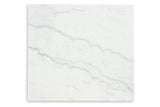 Burkhaus White/Dark Brown Coffee Table and 2 Ends by Ashley at Eve Furniture