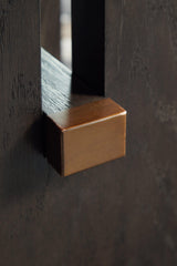 Burkhaus White/Dark Brown End Table by Ashley at Eve Furniture