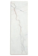 Burkhaus White/Dark Brown Sofa Table by Ashley at Eve Furniture