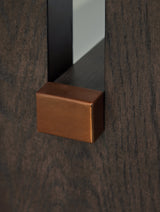 Burkhaus White/Dark Brown Sofa Table by Ashley at Eve Furniture