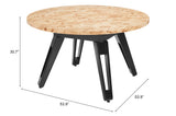 Burl Natural 2 in 1 Table by Zuomod at Eve Furniture