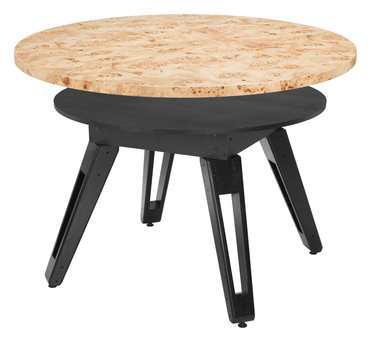 Burl Natural 2 in 1 Table by Zuomod at Eve Furniture