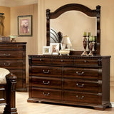 Burleigh Cherry 5-Piece Queen Bedroom Set by Furniture of America at Eve Furniture