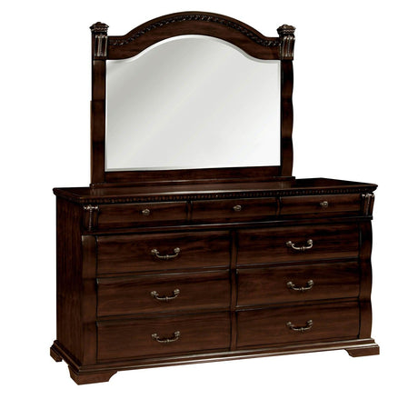 Burleigh Cherry Mirror by Furniture of America at Eve Furniture
