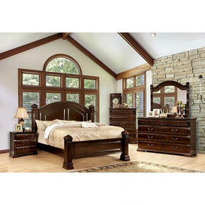 Burleigh Cherry Night Stand by Furniture of America at Eve Furniture