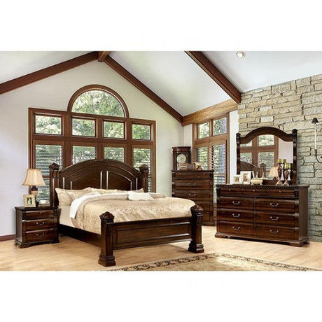 Burleigh Cherry Night Stand by Furniture of America at Eve Furniture