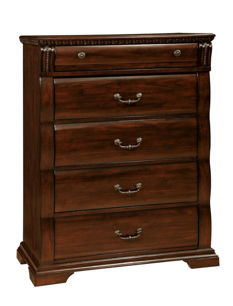 Burleigh Cherry Chest by Furniture of America at Eve Furniture