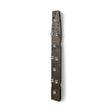 Burlington Brown Reclaimed Wood 10 Metal Ring Wall Candle Holder by Mercana at Eve Furniture