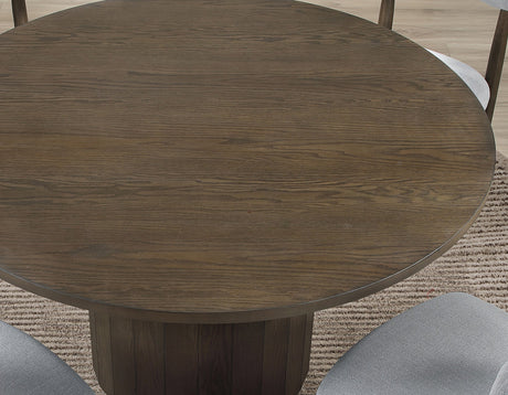 Burlington Cocoa Round Dining Room Set by Steve Silver at Eve Furniture