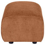 Burnett Chenille Upholstered Ottoman Burnt Orange by Coaster at Eve Furniture