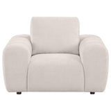 Burnett Ivory Chenille Upholstered Accent Chair by Coaster at Eve Furniture