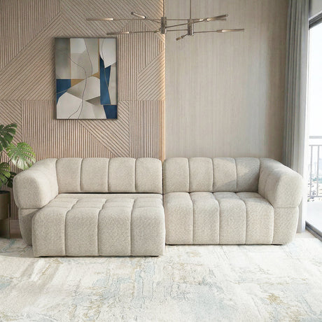 Burntwood Light Brown Chenille PWR Slider Sofa by Ashcroft Furniture at Eve Furniture