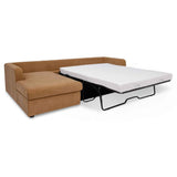 Burrow Ginger Sleeper Sectional With Left Storage Chaise by Moe's Home at Eve Furniture