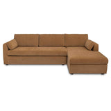 Burrow Ginger Sleeper Sectional With Right Storage Chaise by Moe's Home at Eve Furniture
