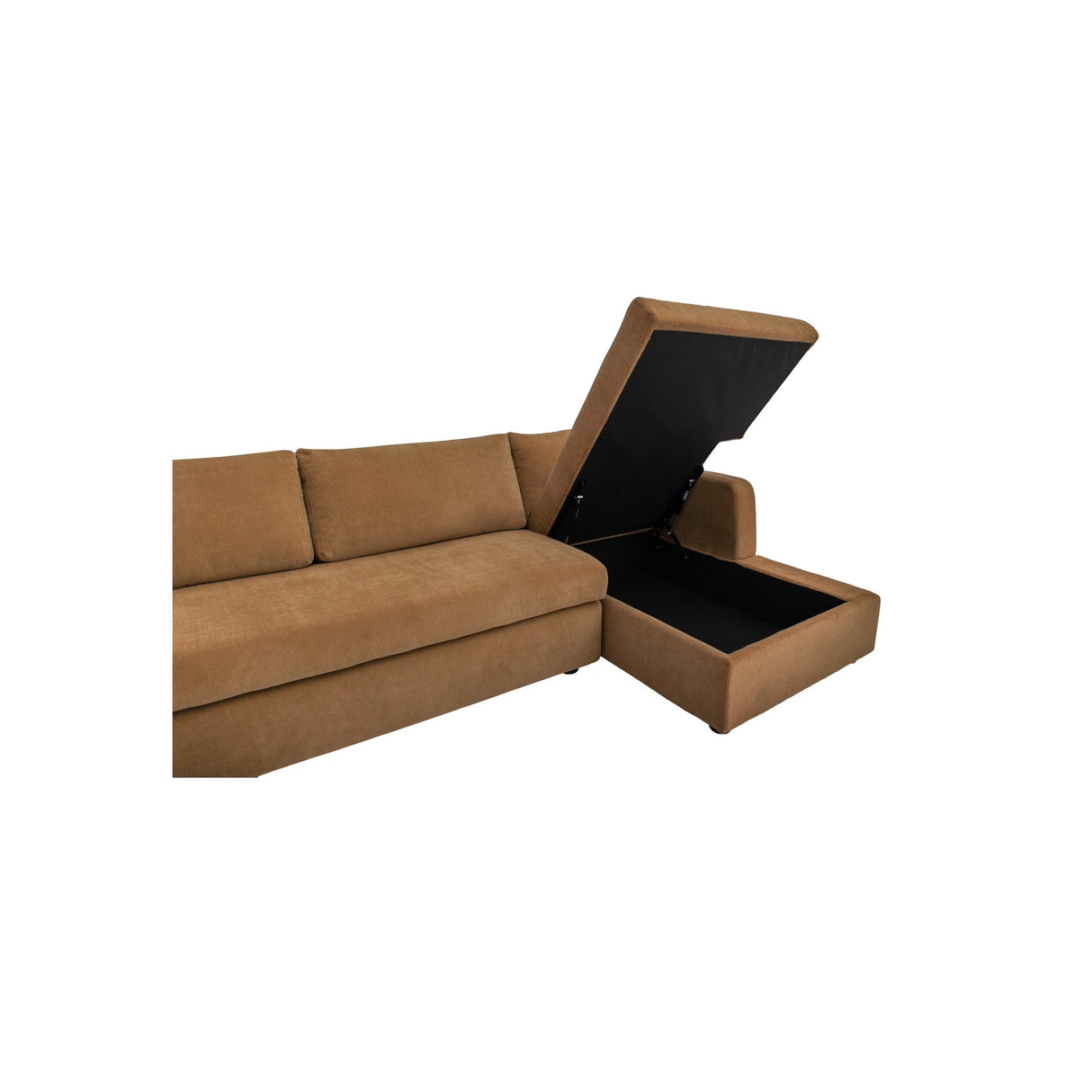 Burrow Ginger Sleeper Sectional With Right Storage Chaise by Moe's Home at Eve Furniture