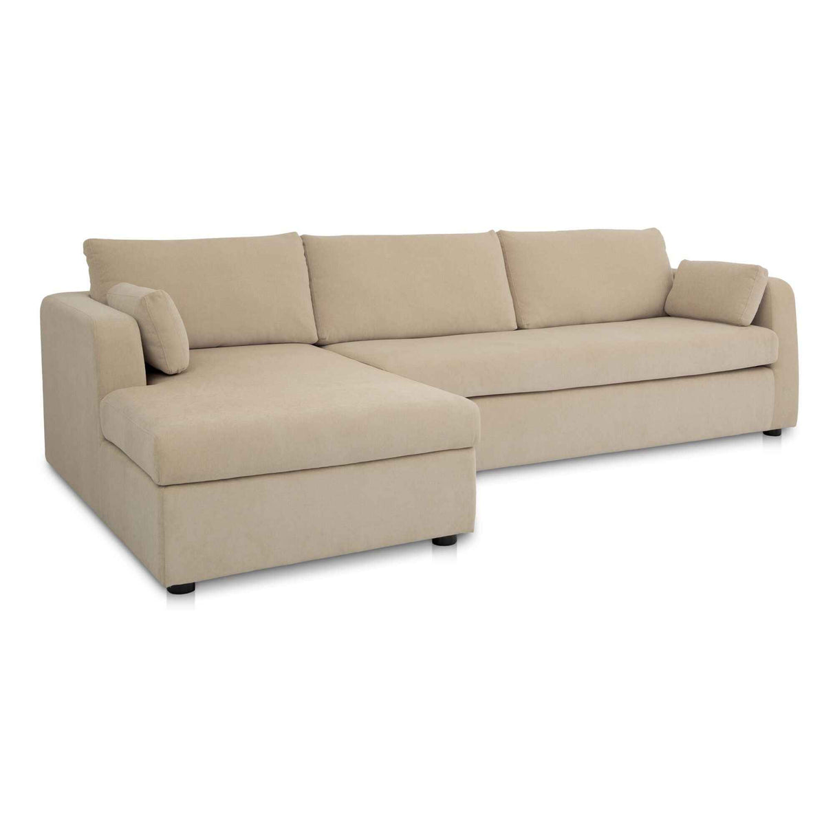 Burrow Sand Sleeper Sectional With Left Storage Chaise