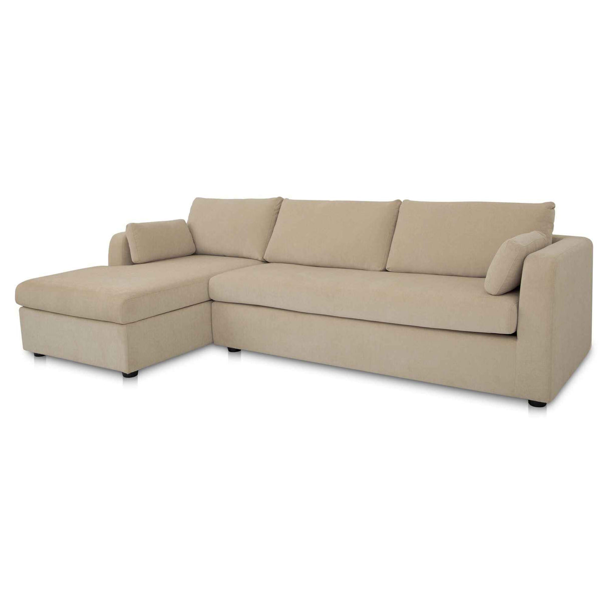 Burrow Sand Sleeper Sectional With Left Storage Chaise
