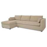 Burrow Sand Sleeper Sectional With Left Storage Chaise