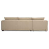 Burrow Sand Sleeper Sectional With Left Storage Chaise by Moe's Home at Eve Furniture