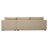 Burrow Sand Sleeper Sectional With Right Storage Chaise by Moe's Home at Eve Furniture