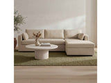 Burrow Sand Sleeper Sectional With Right Storage Chaise by Moe's Home at Eve Furniture