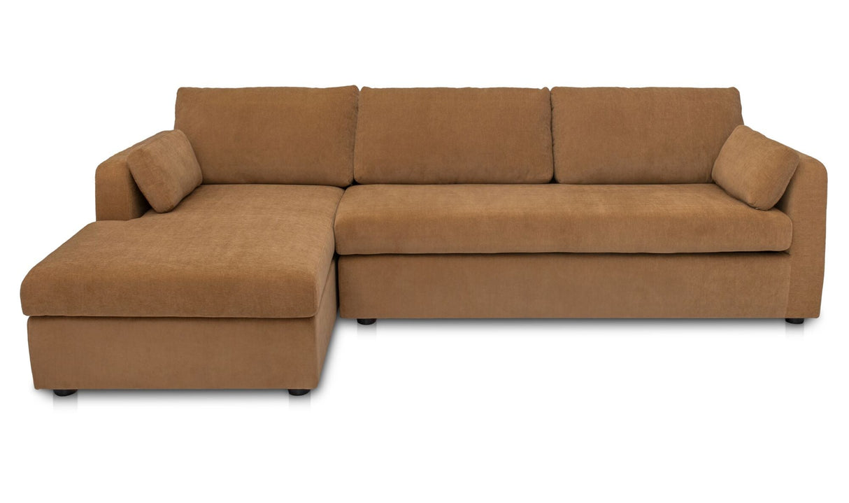 Burrow Sleeper Sectional With Storage Chaise Ginger by Moe's Home at Eve Furniture