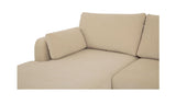 Burrow Sleeper Sectional With Storage Chaise Sand by Moe's Home at Eve Furniture