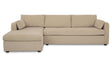 Burrow Sleeper Sectional With Storage Chaise Sand by Moe's Home at Eve Furniture