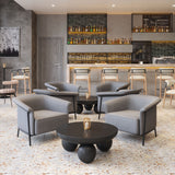 Burry Slate Gray Accent Chair by Zuomod at Eve Furniture