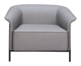 Burry Slate Gray Accent Chair by Zuomod at Eve Furniture
