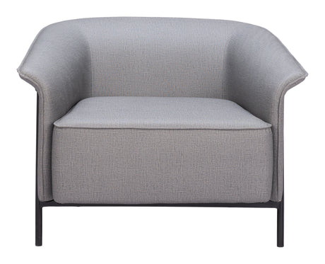 Burry Slate Gray Accent Chair by Zuomod at Eve Furniture