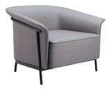 Burry Slate Gray Accent Chair by Zuomod at Eve Furniture
