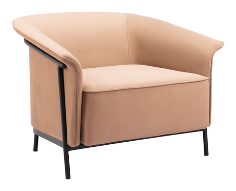 Burry Tan Accent Chair by Zuomod at Eve Furniture