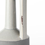 Burton 10.2H Small Two Tone Gray Ceramic Jug Vase by Mercana at Eve Furniture