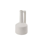 Burton 10.8H Small White Ceramic Jug Vase by Mercana at Eve Furniture