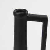 Burton 14.2H Medium Matte Black Ceramic Jug Vase by Mercana at Eve Furniture
