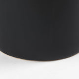 Burton 14.2H Medium Matte Black Ceramic Jug Vase by Mercana at Eve Furniture